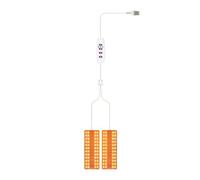 Osmond Le Piante A Spettro Completo Coltivano La Luce Accensione/Spegnimento Automatico Lampada A LED Luce Solare Lampada per Coltivazione Quantistica 2 Spiedini