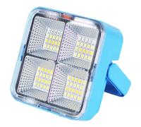 Osmond LED Solar Recargable - Proyector Exterior USB, Potente Lámpara de Construcción con Proyector para Una Mejor Visibilidad