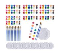 Osmond Mini Set di Pittura Acrilica da 150 Pezzi, Pennelli per Strisce di Pittura Acrilica Lavabili nel 12 Colori e per Bambini Che Dipingono Artistico