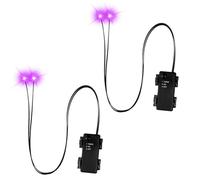 Osmond Occhi LED Luminosi per Halloween con Timer 2 Pezzi, Occhi di Scheletro Illuminati, Decorazioni da Giardino, Decorazioni per Halloween All'Aperto, Svendita di Halloween, Viola.