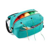 Osmond Organizzatore per Borsa per Uncinetto Borsa per Maglieria Organizzatore per Riporre - Borsa per per Uncinetto - Porta per Uncinetto Blu