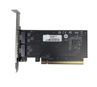 Osmond PCIe 4.0 5.0 16x A SlimSAS SFF-8654 Adattatore di Espansione Esterno per Scheda Grafica A Slot Singolo Scheda di Divisione PCIe 4.0 5.0 16x A SlimSAS SFF-8654 Piastra di Base A Slot Singolo