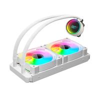 Osmond Radiatore CPU Digitale con Display Integrato e Raffreddamento Ad Acqua con Ventola ARGB PWM da 240mm per Computer.