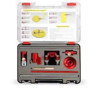 Osmond Righello per Marcatura con Cerchio per Trovare il Centro, Compasso per Lavorazione del Legno, Scriber Dual-Purpose di Precisione per Lineare.