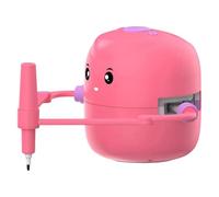 Osmond Robot de Dibujo Educativo Interactivo, Juguete de Aprendizaje con 100 Tarjetas, Juguetes Educativos Tempranos para Niñas y Niños, Color Rosa
