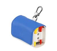 Osmond Sacca per Palline da Golf Borsa per Tee da Golf Color Block Supporto per Borsa Ganci Magnetici in Metallo Fibbia per 2 Palline da Golf Facile Installazione Facile da Usare Blu