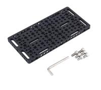 Osmond Scheda di Installazione Rapida per Blocco Guida della Gabbia della Macchina Fotografica per Formaggi, Connessioni Porose da 1/4 Pollice e 3/8 Pollice