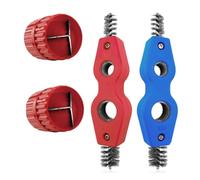 Osmond Set di 4 Pezzi di Scovolino e Alesatore per Tubi In Rame: Alesatore e Pulitore per Tubi In Rame, Spazzole per Sbavatura Tubi 4 In 1