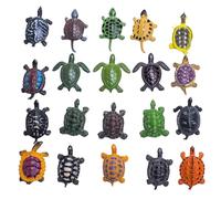 Osmond Statua di Tartaruga Figurine di Tartaruga Figurine in Miniatura 20 Pezzi Statua di Tartaruga Realistica Decorazione per La Casa Decorazioni per Bambini