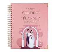Osmond Wedding Planner per - Libro di Pianificazione e Organizzatore, Raccoglitore Nuziale con Calendario per il Conto Alla Rovescia, Regalo per San, Facile da Usare, Rosa