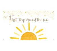 OSNIE Boho Sun First Trip Around The Sun Primo Compleanno Fotografia Sfondo Banner Alba Muted Wall Hanging Decor Sun Theme 1st Birthday Party Photo Sfondo Decorazione Forniture per Ragazzi Ragazze