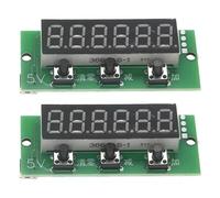 OSNIYAW 0-999999 6 Modulo Contatore Digitale 5V Indicatore LED Rosso Aggiunta Subtrazione Funzione Memorizzazione Backup Automatico Dati Archiviazione Modulo Conteggio per Attrezzature Laboratorio