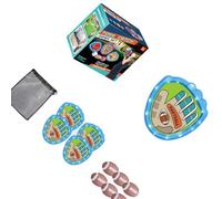 OSNIYAW 1 set di sfere luminose in polistirolo sicuro e non mortale con semplice clip per bambini, tra cui 4 pagaie luminose e 6 palline adesive