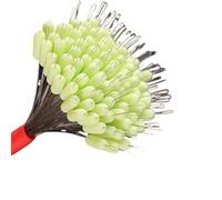 OSNIYAW 100pcs Float Sinkers Stop Ovale Pesca Peg Bobber Stopper Professionale Silicone Spazio Bean Stopper Accessori Perline in Silicone