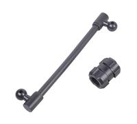 OSNIYAW Adattatore per giunto sferico da 17 mm con asta flessibile da 20 cm, supporto per bocchetta dell'aria dell'auto, kit di prolunga per supporto per telefono da cruscotto, adattatore per testa a