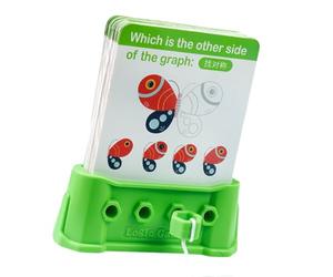 OSNIYAW Apprendimento precoce per allenamento logico, puzzle di carte, giocattolo educativo per bambini, impegno e capacità di risoluzione dei problemi, chiave logica interattiva, gioco abbinato