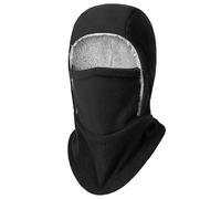 OSNIYAW Berretto antivento in pile per uomini e donne. Design con copertura completa, mantiene il viso e il collo al caldo durante il ciclismo. Maschera integrale, Nero , Taglia unica