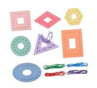 OSNIYAW Blocco puzzle geometrico in legno per bambini, apprendimento precoce e pensiero spaziale, sviluppo delle abilità motorie fini, giocattolo di riconoscimento delle forme per bambini piccoli