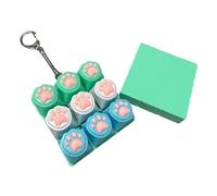 OSNIYAW Cartoon Tasti Switch Tester con feedback per la messa a fuoco, viaggi, portachiavi portatile strumento per alleviare lo stress