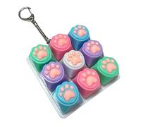 OSNIYAW Cartoon Tasti Switch Tester con feedback per la messa a fuoco, viaggi, portachiavi portatile strumento per alleviare lo stress