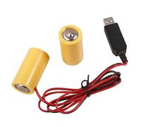 OSNIYAW Cavo di alimentazione universale per batterie eliminatori di dimensioni 3V C a 2 pezzi 1,5V LR14 per telecomando luce LED