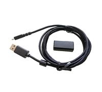 OSNIYAW Cavo di ricarica di ricambio per mouse nero intrecciato USB a adattatore per mouse da gioco G502