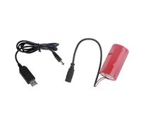 OSNIYAW Cavo Ricambio per Batteria da USB a 1 5 V LR20 D da 43 3 Pollici Convertitori Alimentazione USB per Dispositivi Elettronici E Alimentatore per Scaldabagni a per Strumenti