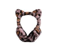 OSNIYAW Paraorecchie invernali ispirati ai leopardi, elastici, confortevoli, resistenti freddo, per attività all ' aperto, accessori unisex portatili, per attività all ' aperto