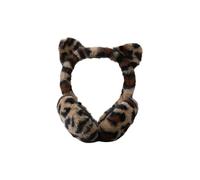 OSNIYAW Paraorecchie invernali ispirati ai leopardi, elastici, confortevoli, resistenti freddo, per attività all ' aperto, accessori unisex portatili, per attività all ' aperto