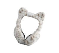 OSNIYAW Paraorecchie invernali ispirati ai leopardi, elastici, confortevoli, resistenti freddo, per attività all ' aperto, accessori unisex portatili, per attività all ' aperto