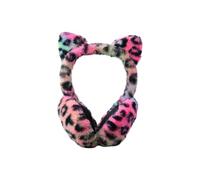 OSNIYAW Paraorecchie invernali ispirati ai leopardi, elastici, confortevoli, resistenti freddo, per attività all ' aperto, accessori unisex portatili, per attività all ' aperto