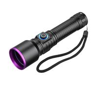 OSNIYAW Torcia a ultravioletti in alluminio, lunghezza del corpo 138 mm, ideale per una facile manipolazione durante la valutazione prolungata delle pietre preziose Ultraviolets luce di ispezione