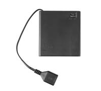 OSNIYAW Vano batteria AA, presa USB, 2/3/4/6/8 slot, vano batteria AA, scatola USB con interruttori per set di luci LED, alimentazione da campeggio