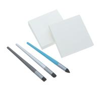 OSOLADY 1 Set di strumenti per sfumare i pastelli - Pennarelli in morbido silicone per pastelli a olio - Pennello a spugna lavabile a 3 punte per disegnare transizioni di colore morbide e punti luce