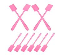 OSOLADY 10 aste lunghe per tessere di parcheggio - Porta badge di accesso - Asta di prolunga per facilitare il pagamento del pedaggio e l'accesso ai parcheggi (rosa)