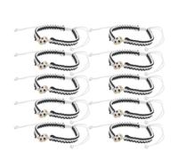 OSOLADY 10 braccialetti da calcio, braccialetti da calcio intrecciati regolabili, accessori alla moda per di per uomini, donne, ragazzi e ragazze, bomboniere per il ritorno a scuola.