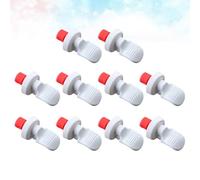 OSOLADY 10 pezzi Tappi per Bottiglie in PP Bianco Tappo Vino Creativo e Riutilizzabile Chiusura Ermetica per Bottiglie Olio Aceto e Vino per Casa e Bar