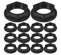 OSOLADY 100 dadi di montaggio per jack audio - Set di dadi di ricambio per jack per cuffie per applicazioni stereo e microfoniche fai-da-te.