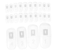OSOLADY 100pezzi Pz Tips Per Pratica Unghie Trasparenti Accessori Per Nail Art Strumenti Per Esposizione Colori e Sviluppo Abilità Professionali