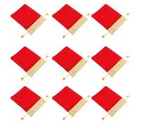 OSOLADY 15 Pezzi Sacchetto Portagioielli in Velluto Rosso, Sacchetto Cordoncino per Gioielli e Caramelle, Portatile da Viaggio per Conservazione, 12x16 Cm