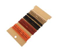 OSOLADY 16pezzi Elastici Per Donne e Ragazze Vintage Accessori Per Acconciature Versatili e Resistenti Per Ogni Tipo Di