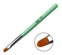 OSOLADY 1set Pennelli Per Nail Art Con Manico Legno Verde Pennelli Per Decorazione Unghie Penna Per Puntini Accessori Per Manicure e Unghie Perfetti Per Dettagli e Disegni