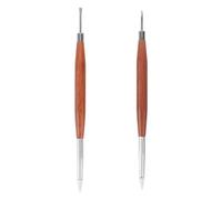 OSOLADY 2 penne per nail art a doppia punta - Strumento per puntini e pennelli per la scultura di unghie con smalto gel - Penna gel multifunzionale per uso domestico e professionale