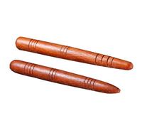 OSOLADY 2 pezzi Massaggiatore Manuale in Legno per Punti Trigger e Agopressione Bastoncini per Auto-massaggio Corpo Mani Collo Schiena Spalle Design Liscio e Naturale Strumento Ergonomico