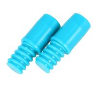 OSOLADY 2 Pezzi Punta Filettata per Asta Telescopica, Estremità in Plastica, Compatibile con Manico Scopa, 22 mm, per Pulizia Domestica e Commerciale