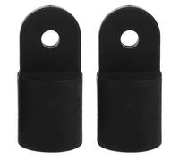 OSOLADY 2 Pezzi Tappo Superiore Bimini, Cappuccio Terminale per Barca e Canoa, Hardware per Bimini Top, Nylon Nero, per Tubo da 7/8" (22mm)