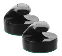OSOLADY 2 racchette da air hockey: racchette da 94 mm per air hockey di ricambio per tavolo - con cuscinetto in tessuto - da gioco da tavolo per appassionati di sport