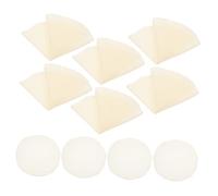 OSOLADY 20 Pezzi Rivestimenti in Cotone per Vaporiera Rotondi Beige, Traspiranti e Resistenti ad Alte Temperature per Cucina Domestica e Commerciale
