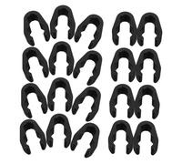 OSOLADY 20pezzi Clip Per Microfono Fermacavi Per Asta in Plastica Supporto Per Cavo Microfonico Organizer Per Clip Design Per Ktv Studio Ed Eventi Live