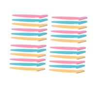 OSOLADY 24 Pezzi Rasoio Sopracciglia in Acciaio Inossidabile Manuale Design Compatto e Leggero per Modellare e Rifinire Sopracciglia Adatto Donne e